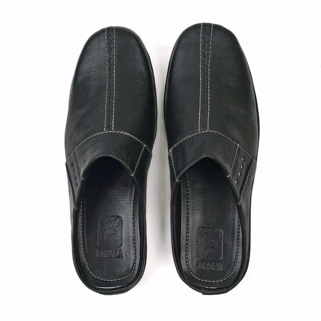 Sepatu Sandal Pria Kulit Asli Sendal Bustong Slippers BWF012