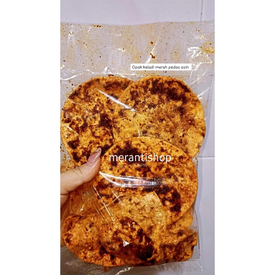 

KERIPIK OPAK PEDAS KHAS SELATPANJANG / KERUPUK KELADI / KRUPUK UBI BULAT