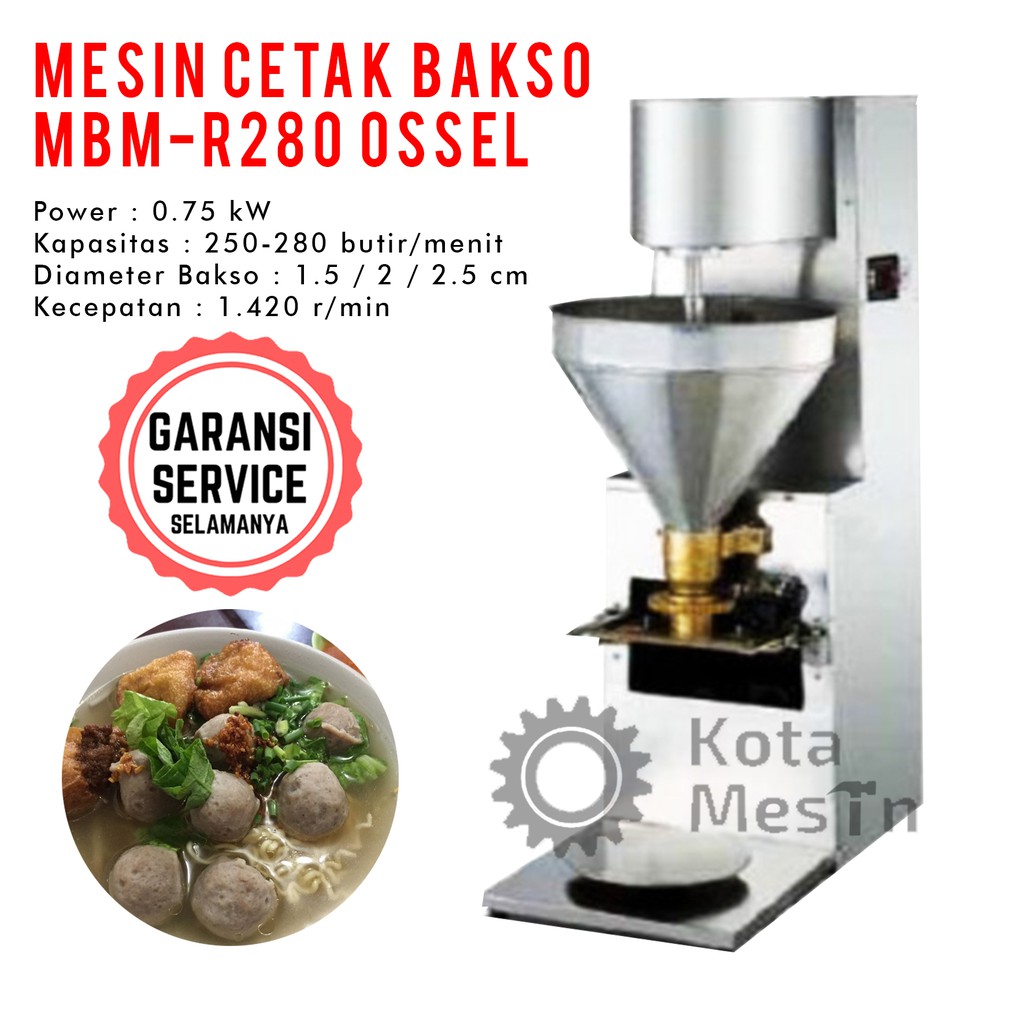 Mesin Cetak Bakso MBM-R280 OSSEL