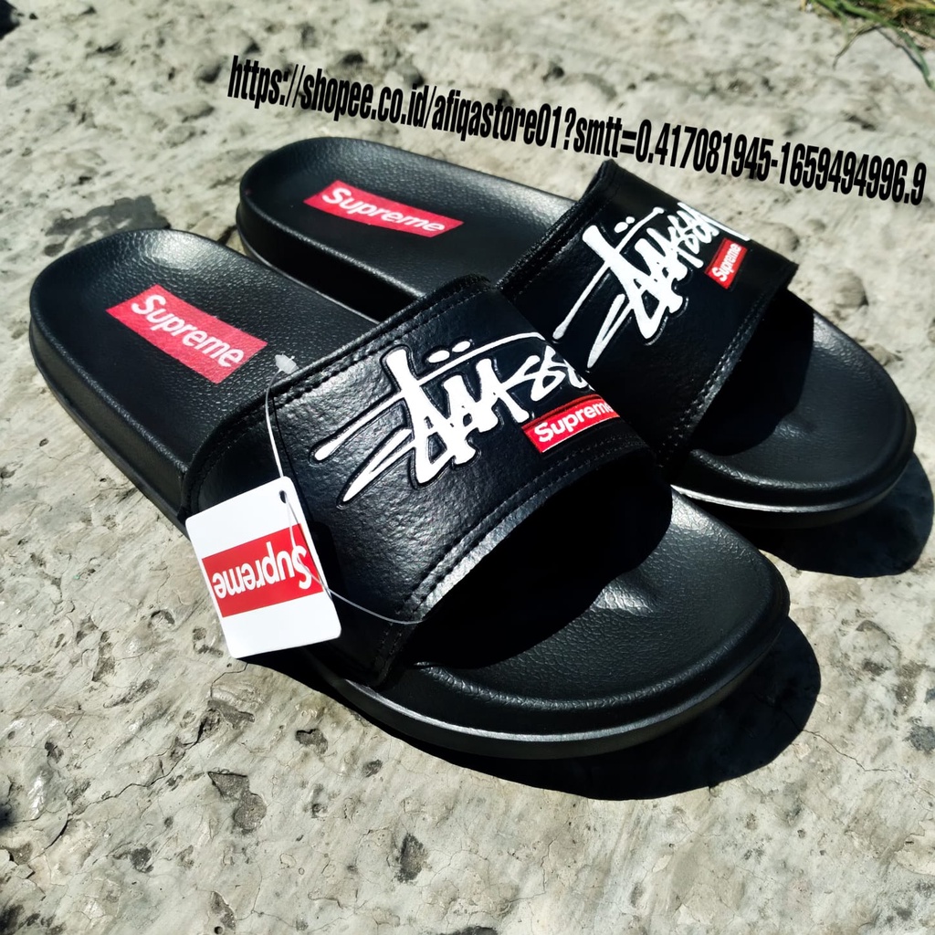 Sandal Pria Wanita Distro Slip On Slop Slide