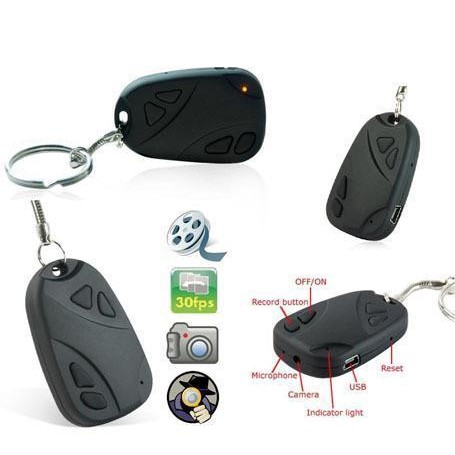 Unik Spy Cam Mini Model Gantungan Kunci Kamera Car Key 808 Berkualitas