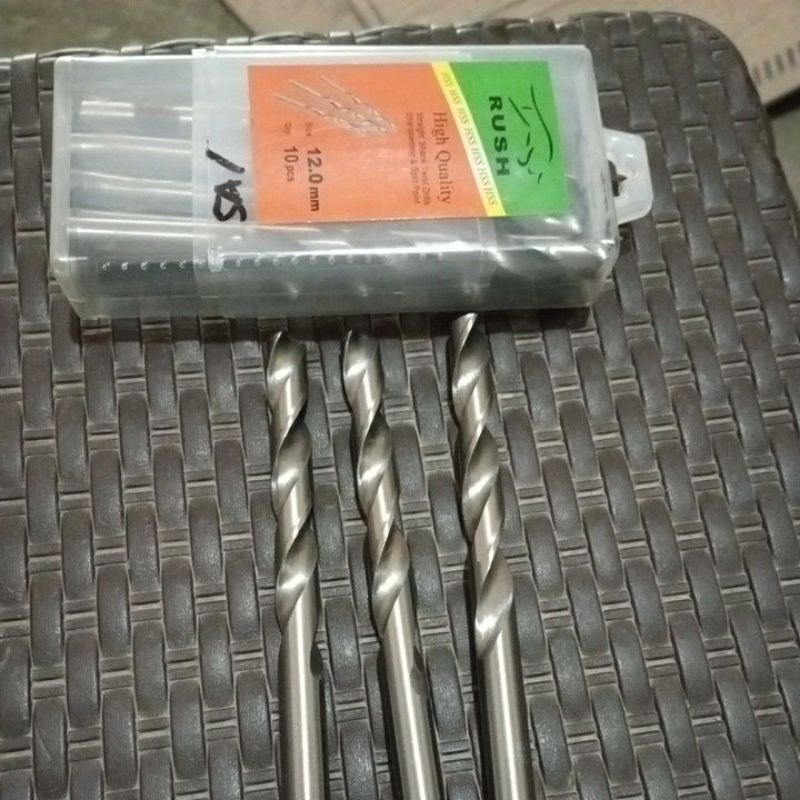 mata bor besi dan kayu 12mm