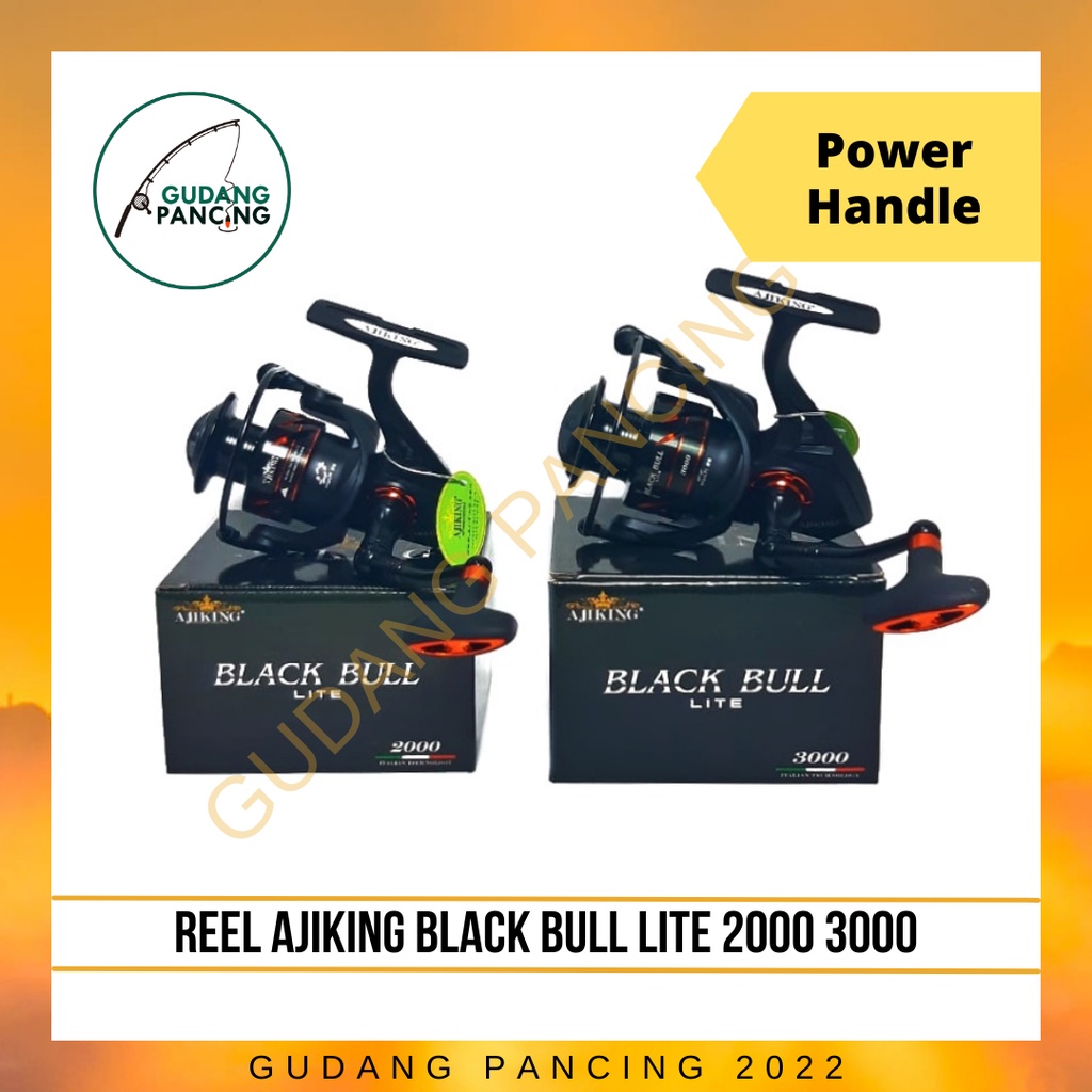 SALE Reel Pancing Ajiking Black Bull LITE 2000 3000