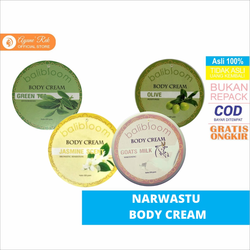 Narwastu Balibloom Body Cream 200g / BODY CREAM NARWASTU / NARWASTU BODY CREAM / BODY CREAM