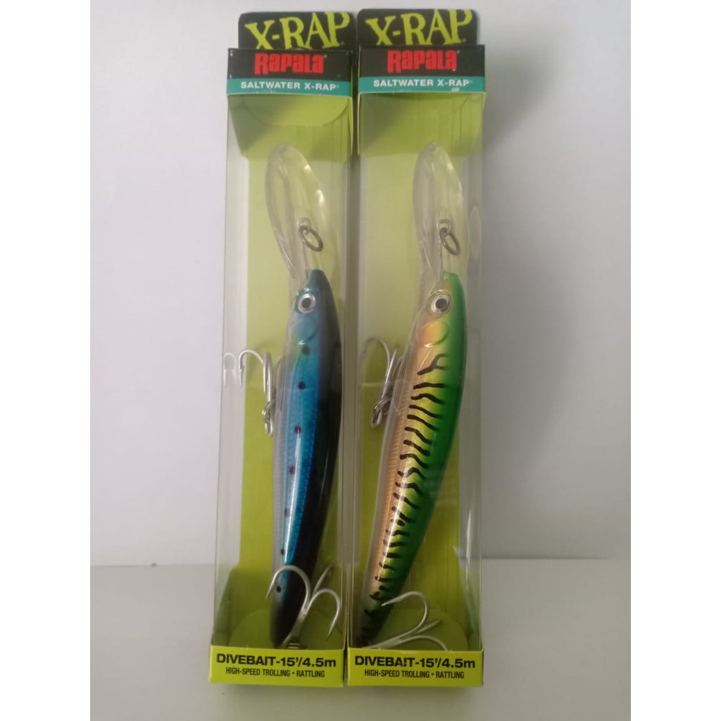 Umpan Trolling Minnow Lure  Rapala X-Rap 12cm 33gram High Speed Trolling Rattling