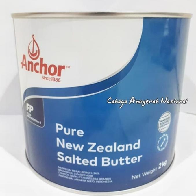 

(BISA COD) Anchor Butter Salted 2 Kg PROMO Kode 298