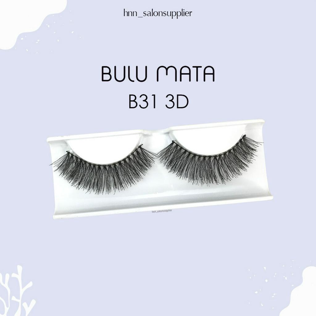 Bulu Mata Palsu Handmade B31 3D Eyelash Eye Lashes Lash Artifivial Belle Eyelashes