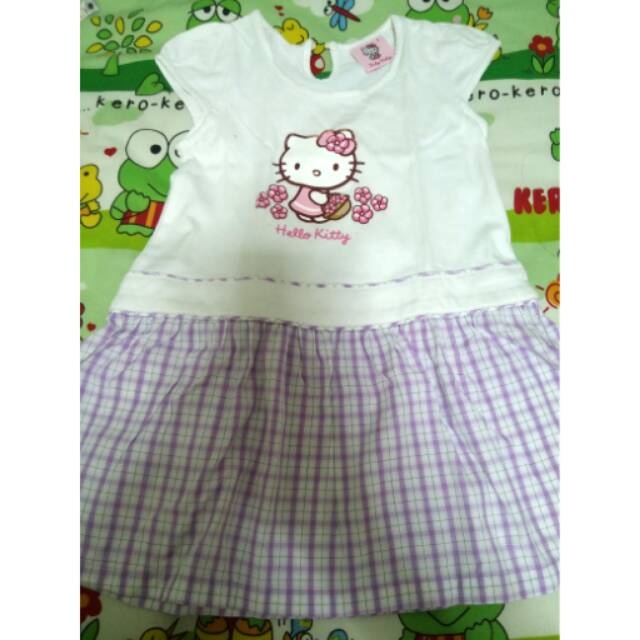 Preloved dress kitty ori sanrio