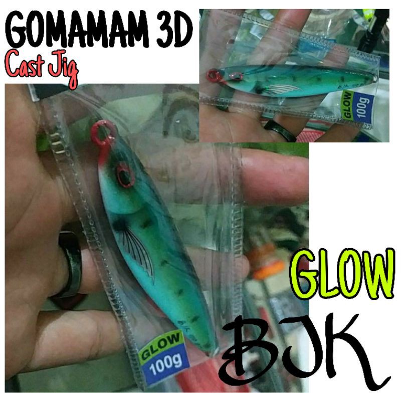 METAL JIG 3D GOMAMAM100g FULL GID