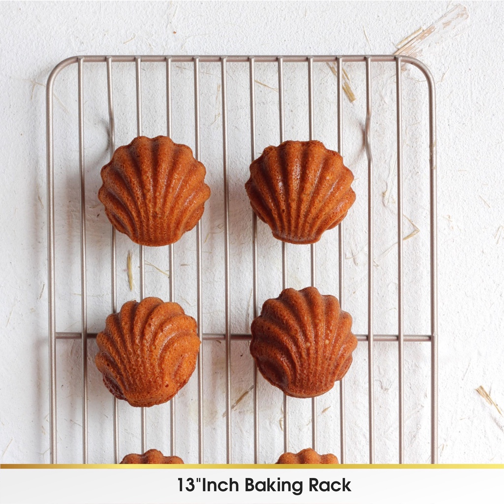 Non Stick Cooling Rack Single Rak Pendingin Baking Tatakan Kue Stainless Cake Cookies Roti