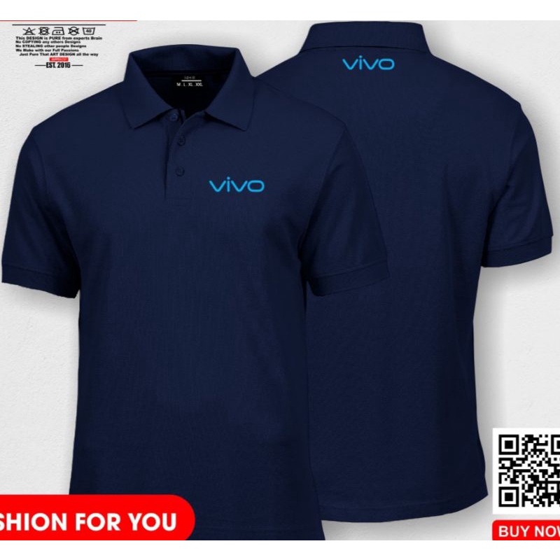 kaos Vivo baju Vivo seragam Vivo kaos katun Vivo kaos kerah Vivo baju polo Vivo poloshirt Vivo polo 