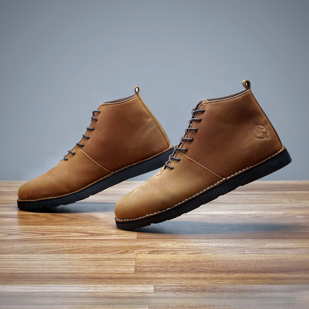 STREAM BROWN |FORIND x Reyl| Sepatu Vintage Klasik Sporty Pria/Cowok/Men - Boots - Original Footwear
