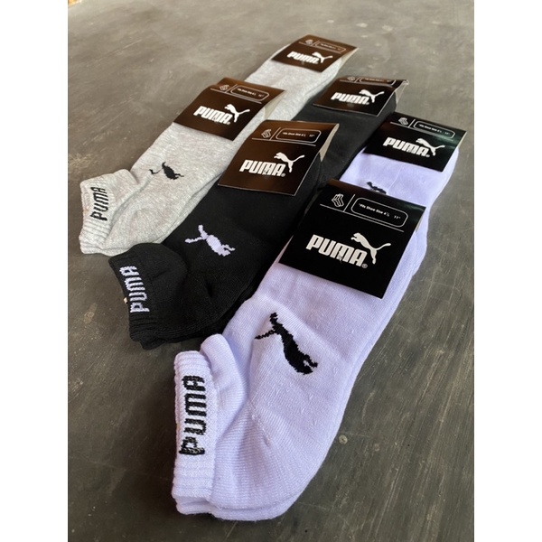 Kaos Kaki Puma Orginal Sock Pendek Mata Kaki untuk Olahraga Gym Sekolah