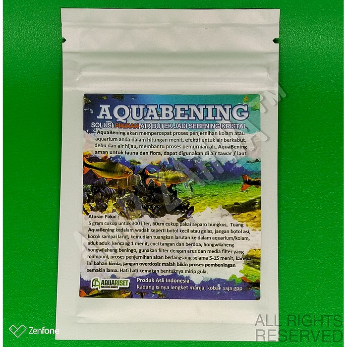 AquaBening / Penjernih Air Aquarium Aquascape