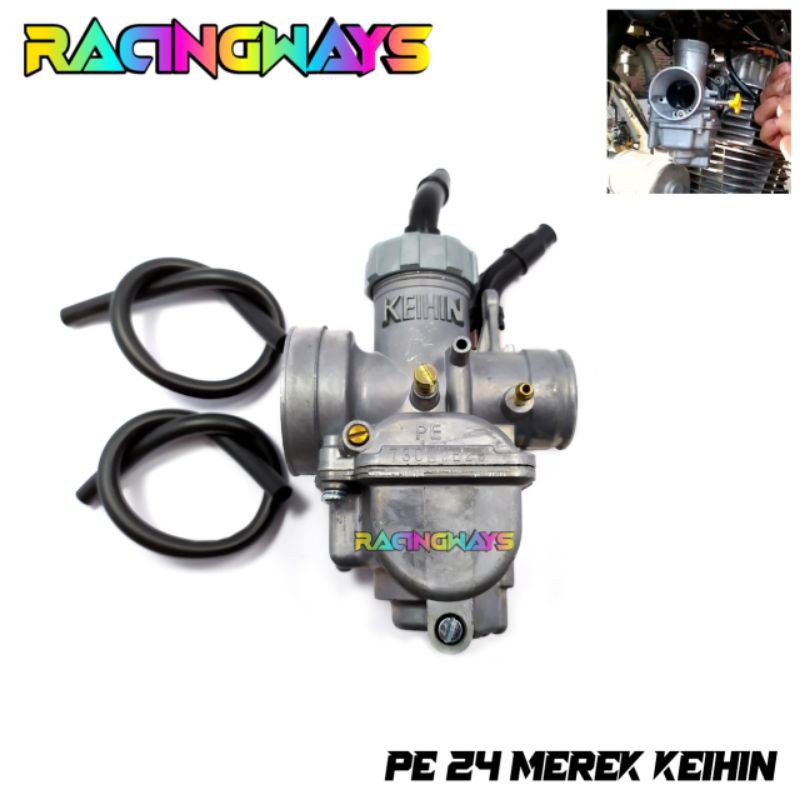 Karburator KEIHIN PE 24 PE 26 PE 28 / Karbu Carburator Pe24 Pe26 Pe28 Karbulator Universal Kode 115-4
