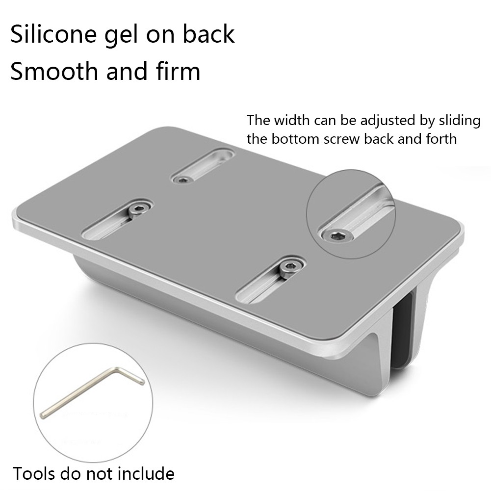 DUDUKAN LAPTOP VERTICAL STAND HOLDER ALUMUNIUM ADJUSTABLE - AF-26D - SILVER
