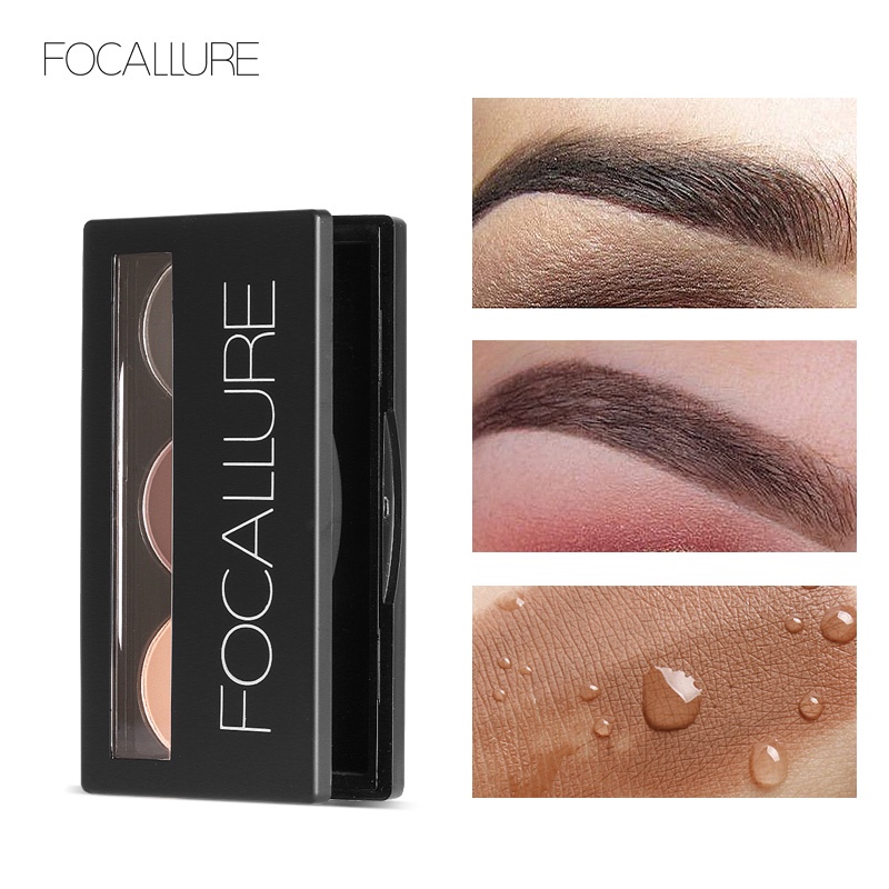 FOCALLURE 3 Warna eyebrow powder FA04