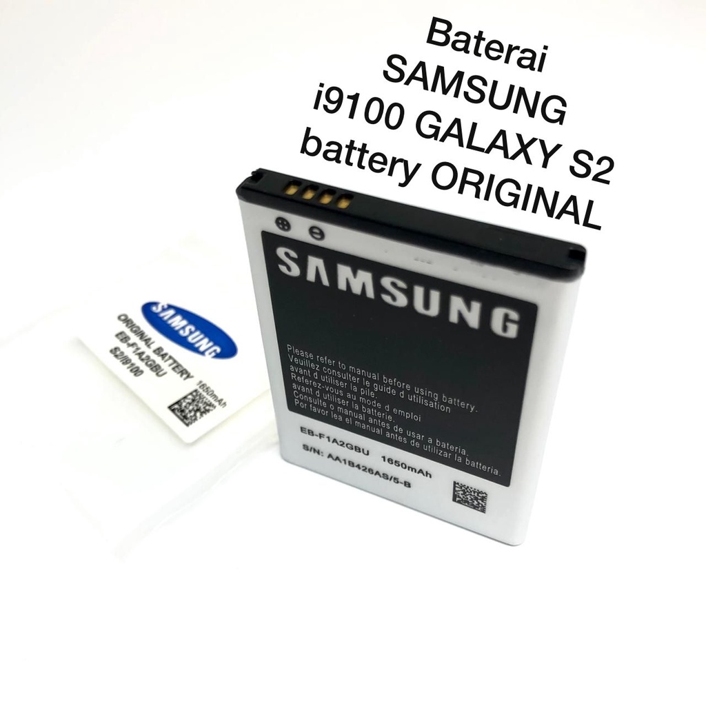 Baterai Samsung Galaxy S2 I9100 I9105 I9108 Original Batre Battery non packing