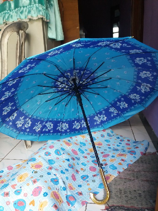 Payung Tanggung Murah 16 Jari Saten