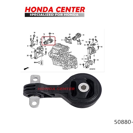 engine mounting gantungan mesin pangkuan mesin kaki mesin pondasi mesin kanan atas crv re gen3 2007 2008 2009 2010 2011 2012 matik at