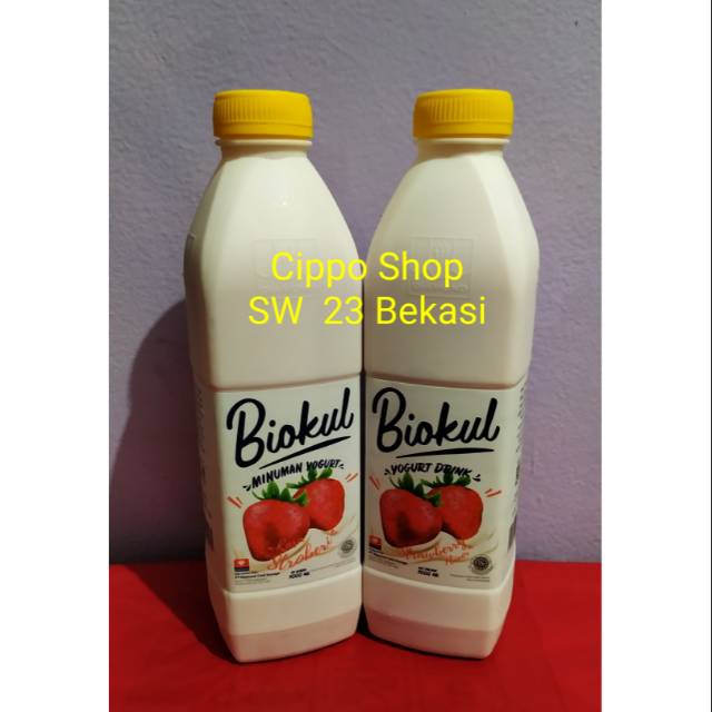 

Biokul Yogurt Drink STRAWBERRY 1 liter , PROMO TERMURAH