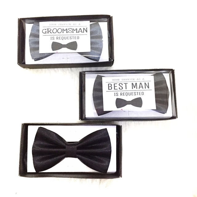 

Bowtie for bestman / groomsman + kotak
