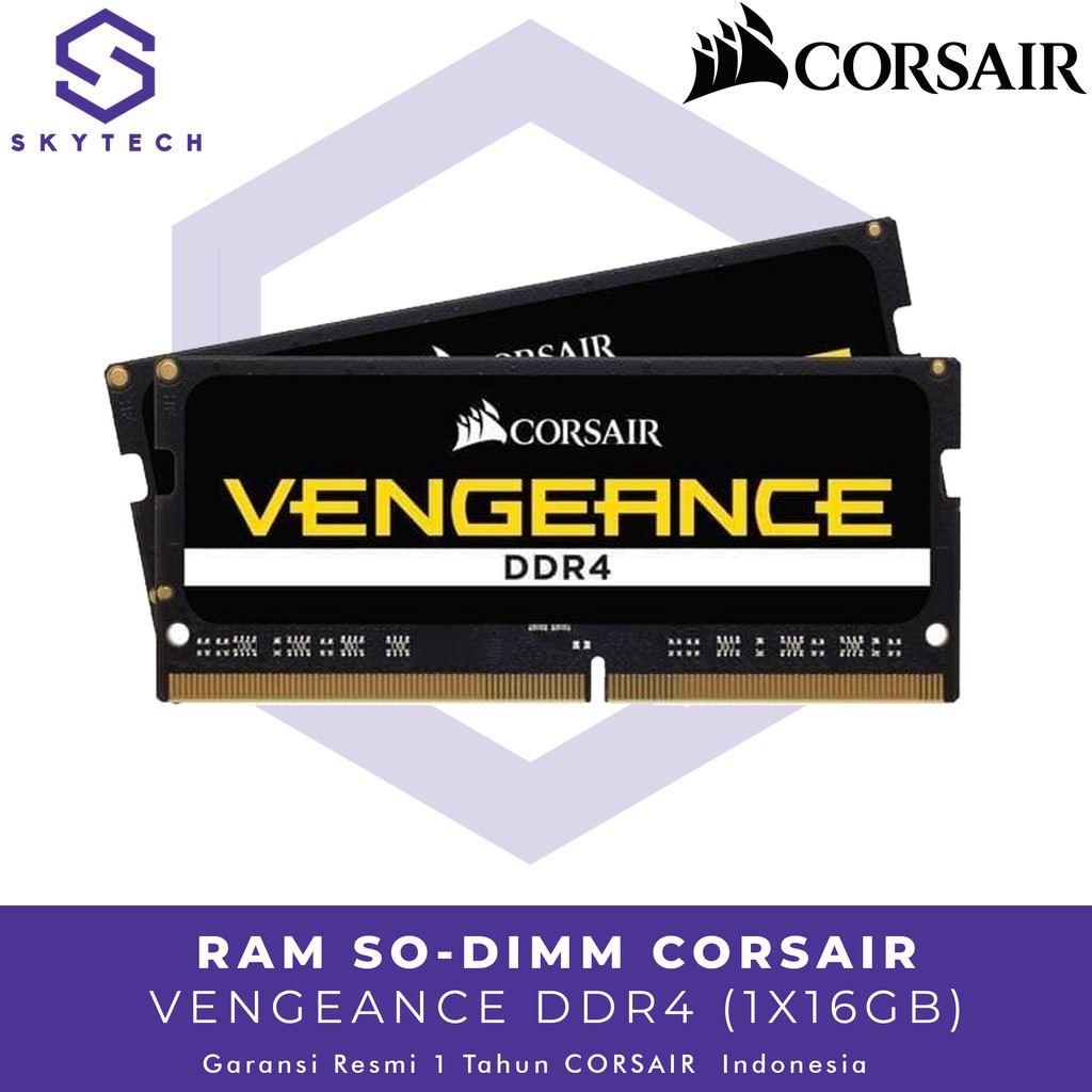 RAM DDR4 16GB CORSAIR VENGEANCE ORIGINAL GARANSI RESMI