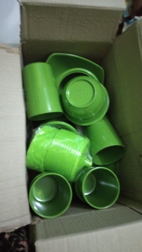 3 Pcs Mangkok Saji Unica M5966 - Hijau