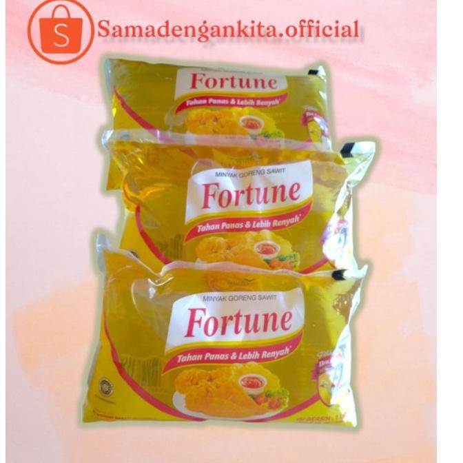 

NEW (Ecer Termurah) Minyak Goreng Fortune Bantal 1 Liter ༄ 880