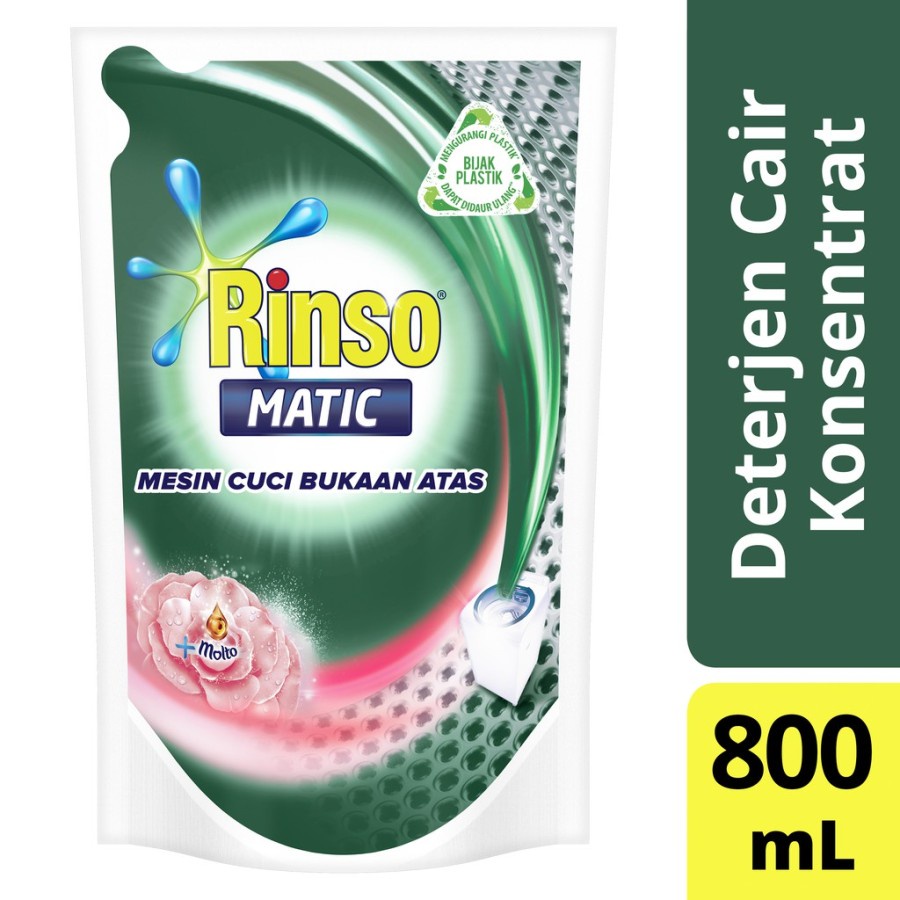 Jual Rinso Matic Deterjen Cair Konsentrat Ml Shopee Indonesia