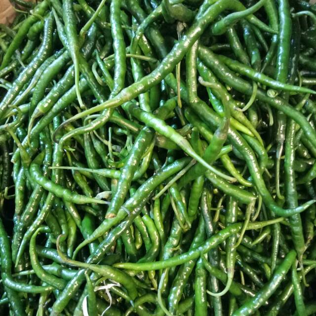 Cabe Cabai Hijau Keriting 500 gr