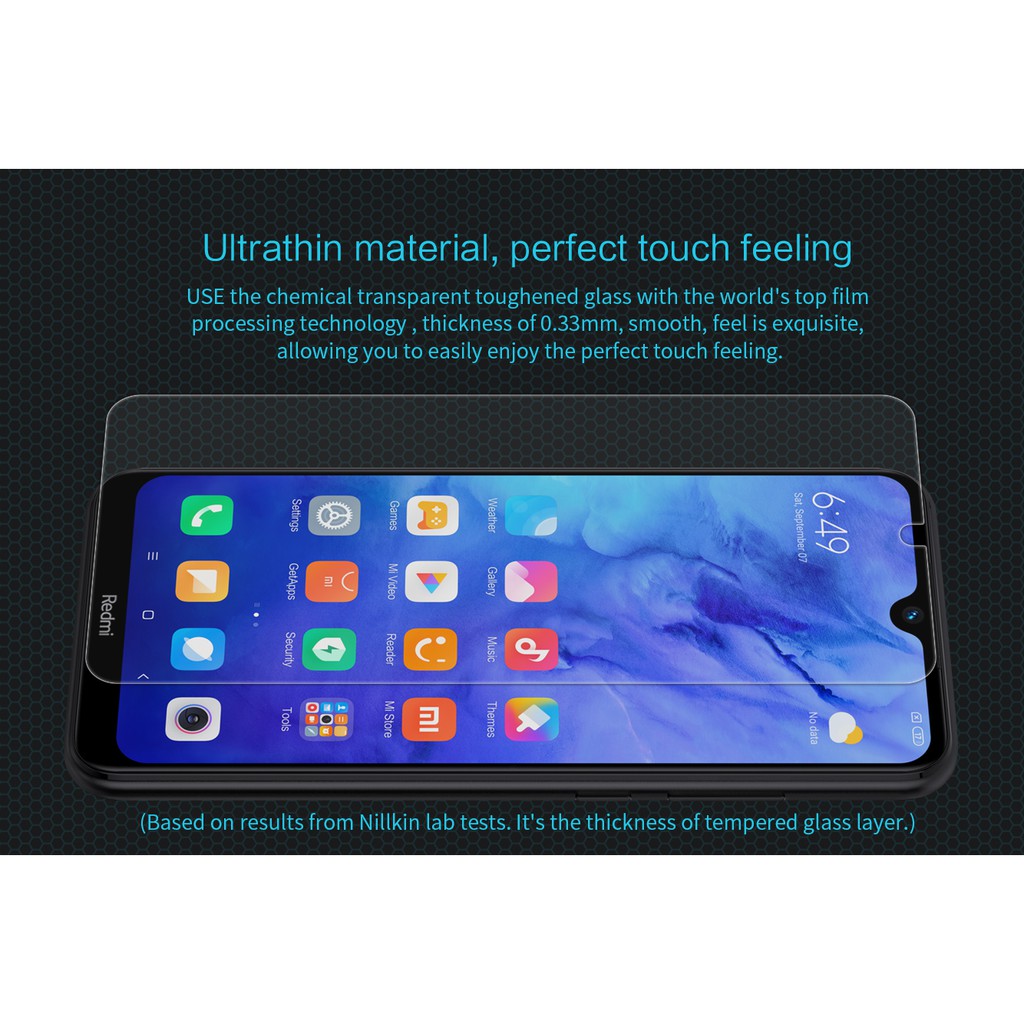 Tempered Glass XIAOMI Redmi Note 8T NILLKIN Amazing H Anti Gores Kaca