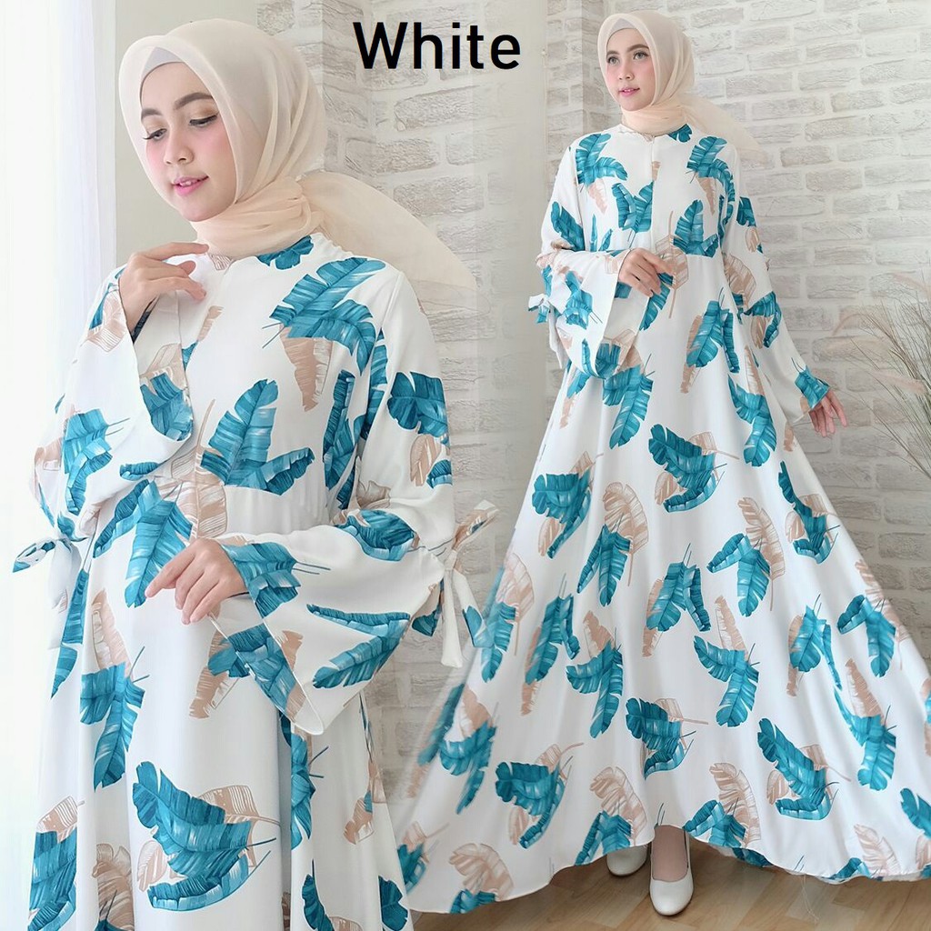 HOPYLOVY - Maxi Dress Amixa bahan Rosemary