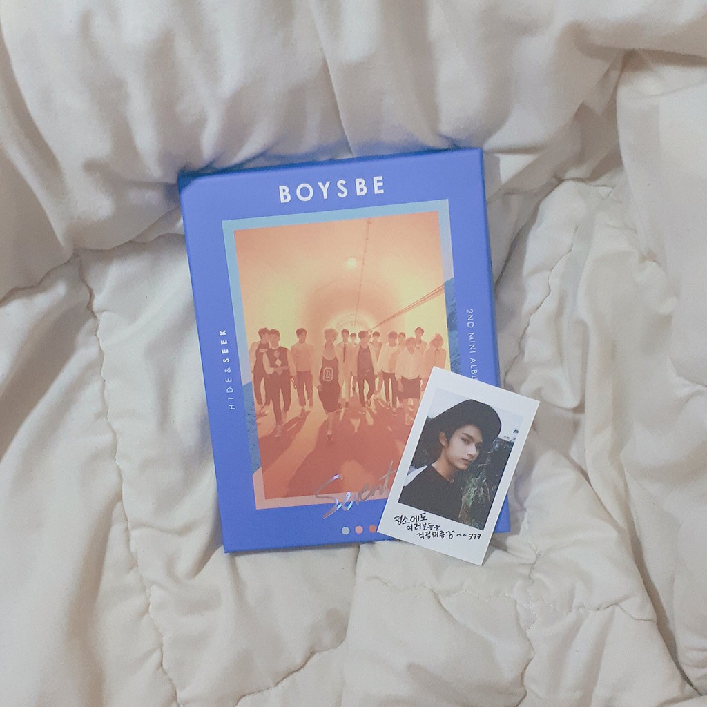 SEVENTEEN ALBUM BOYS BE (SEEK VER.) ORI JUN / JUNHUI PC PHOTOCARD
