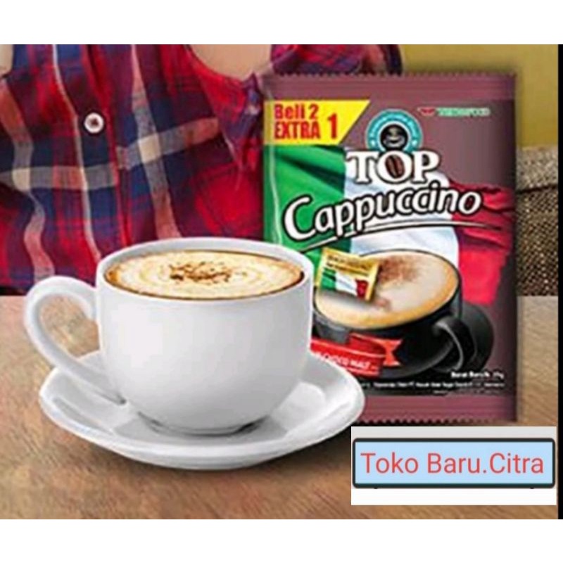 

Kopi Top Cappuccino Renceng 15 Sachet