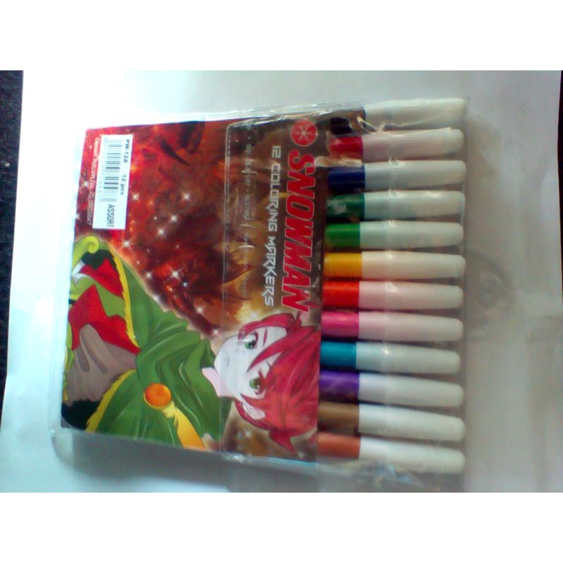 

spidol marker 12 warna