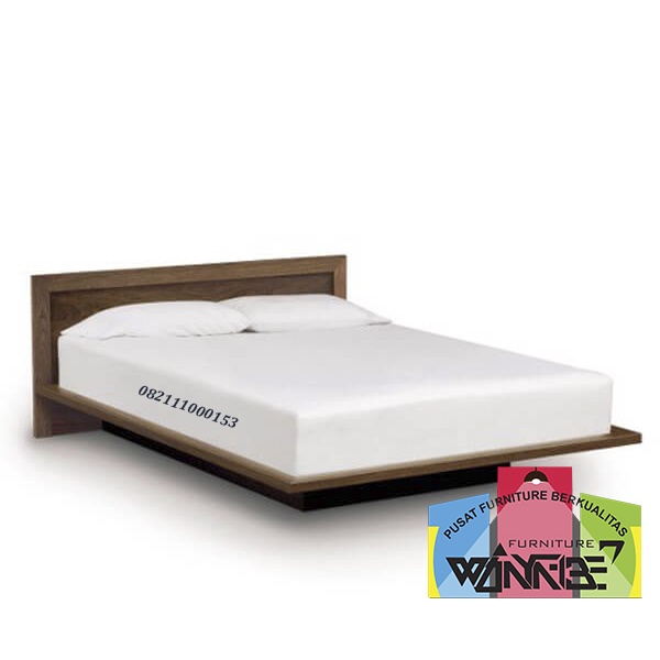 DIPAN TEMPAT TIDUR JATI MINIMALIS PLATFORM  || DIPAN MURAH / GARANSI 3 THN ( FREE ONGKIR )