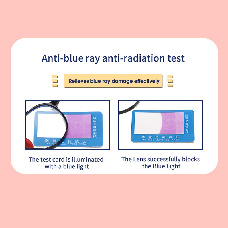 Kacamata Komputer Anti Blue Light Lensa Pengganti Flexible Poligon Untuk Anak