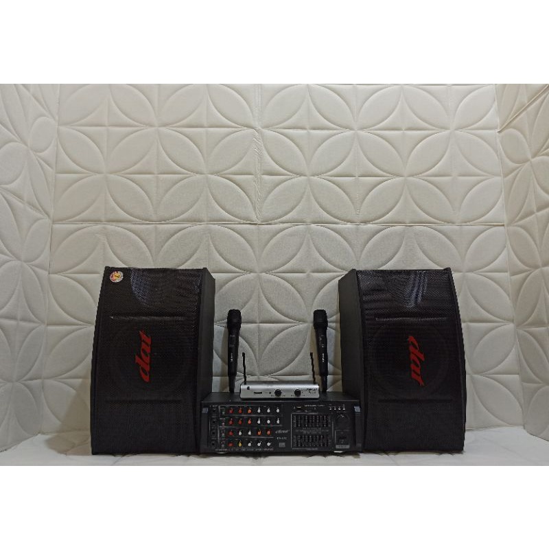 Paket sound system karaoke Dat 10inch full set original