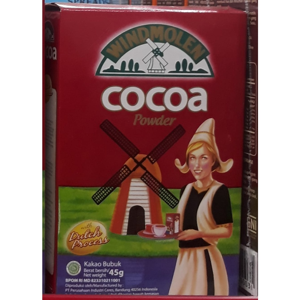 

Windmolen Cocoa Powder 40gr Coklat Bubuk Premium