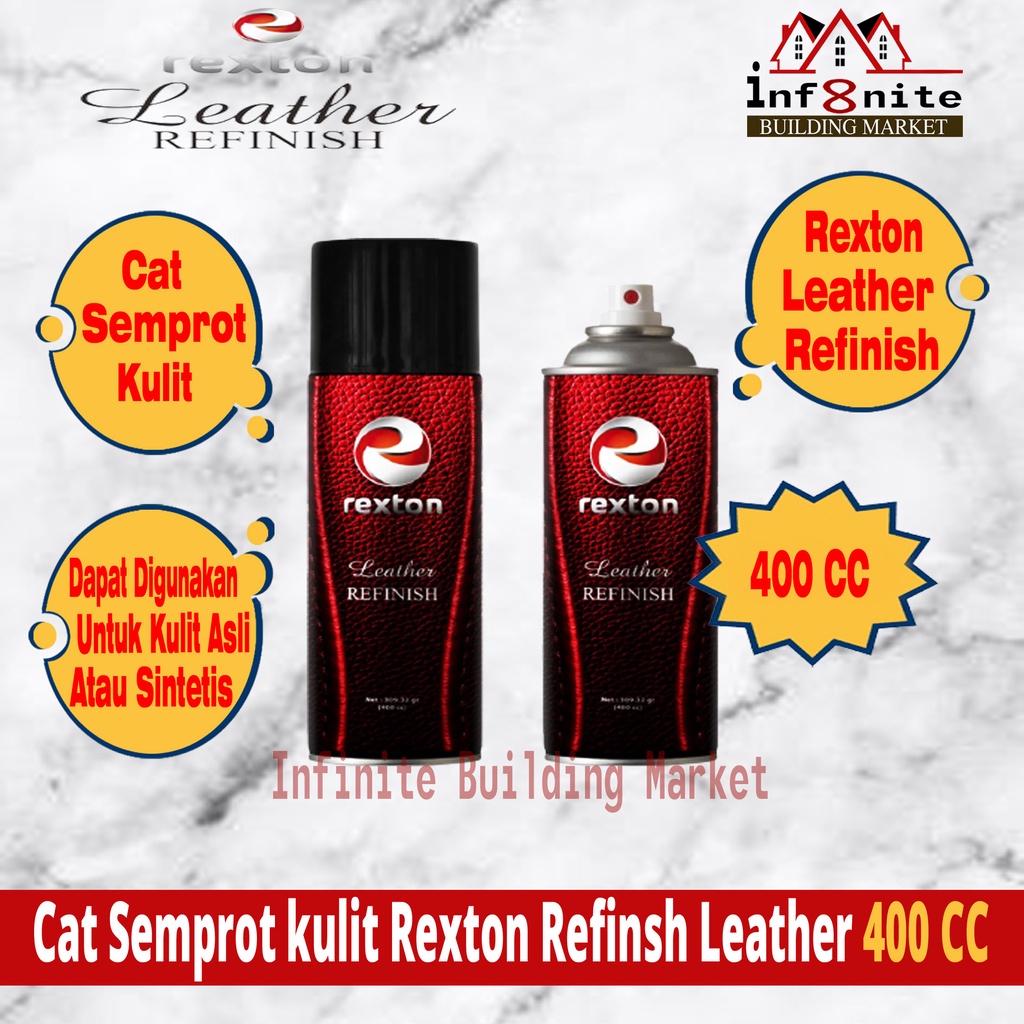 Cat Semprot Kulit Leather Rexton Refinish Cat Jok Kulit Mobil Sofa