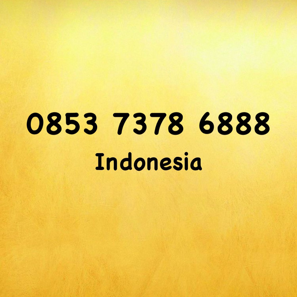 Nomor Cantik Kartu AS Triple A - 888 - 6888 - 8688 - 0853 737 86888