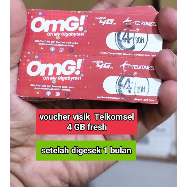 VOUCHER TELKOMSEL 4GB FRESH