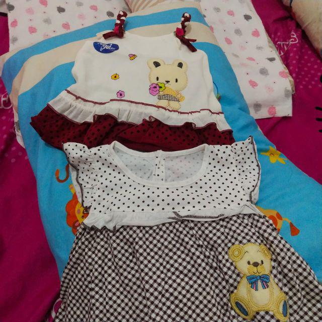 BAYIe Setelan Baju  bayi  Perempuan  MOM S GIFT 100 Katun 