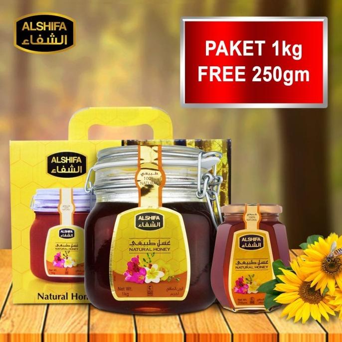 

madu al shifa 1 kg free 250 gr al shifa paket 1 kg free 250 gr