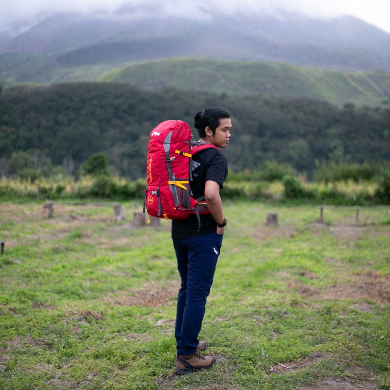 Paket tas gunung keril carrier rei Toba 35 + 5L INCLUDE RAINCOVER - Ransel arei toba 40L - Tas gunung 40l rei toba