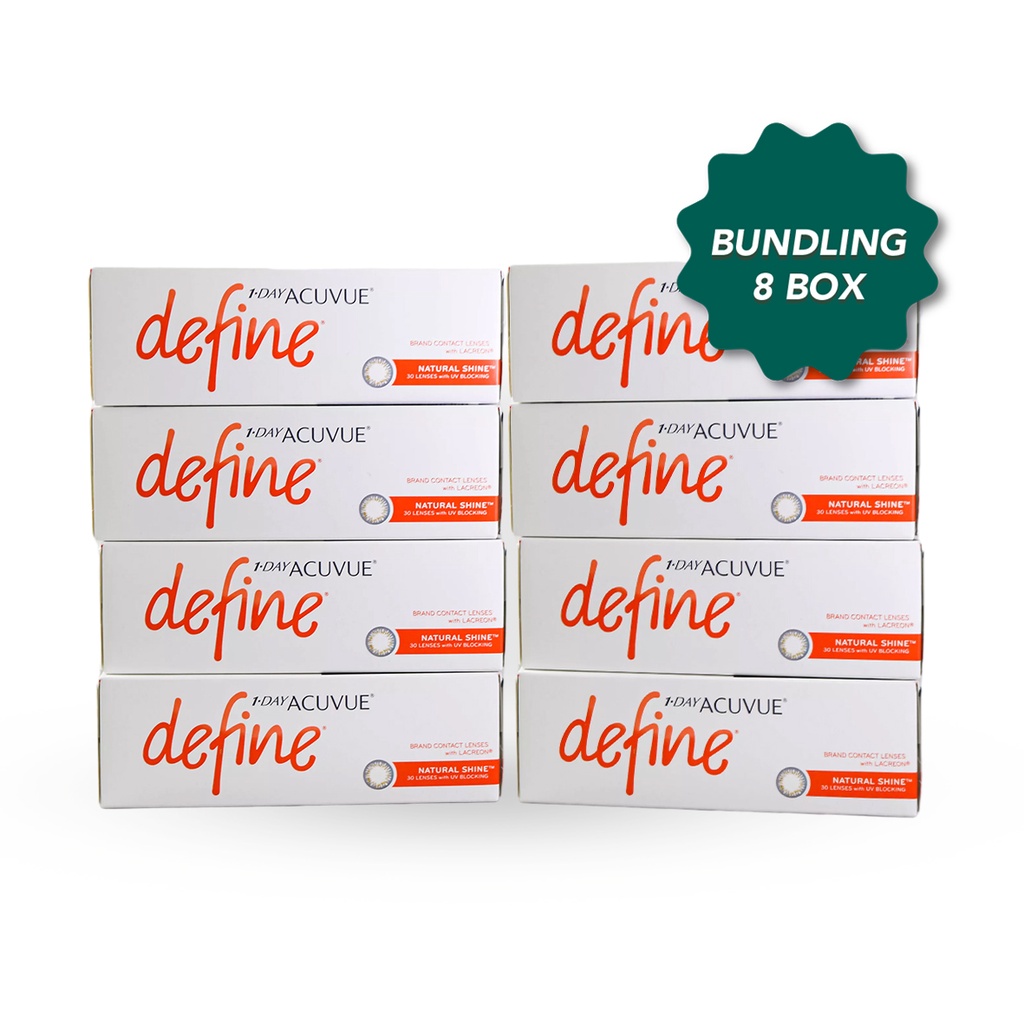 Acuvue Define Natural Shine Grey Bundling 8 box