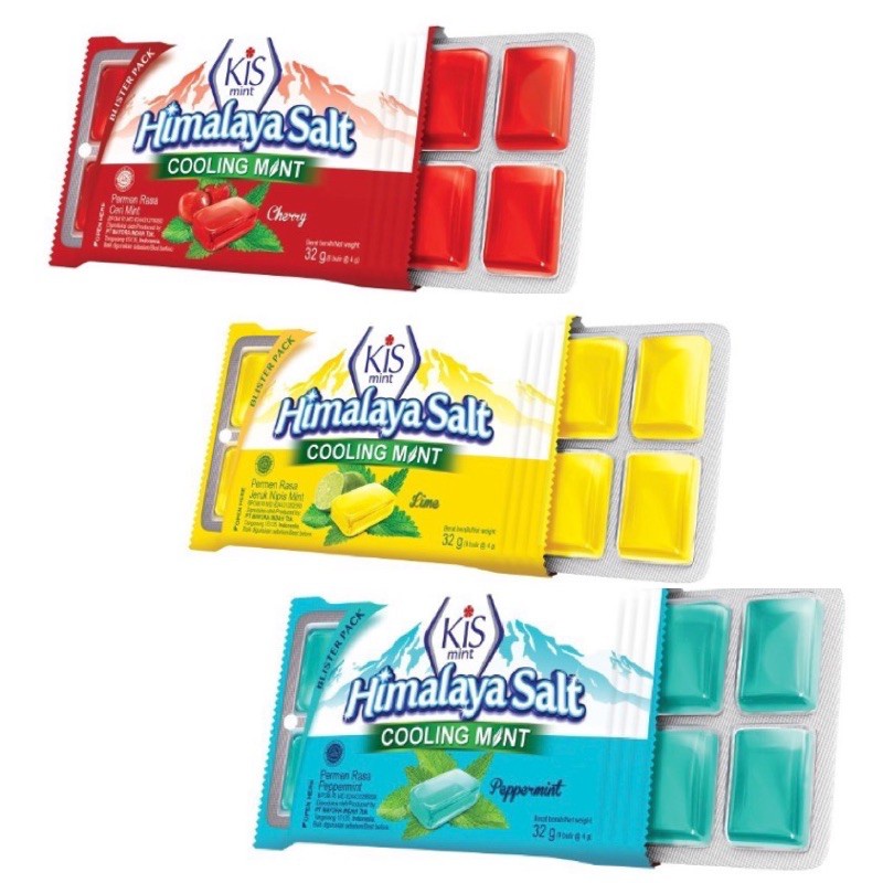 

Kis mint himalaya salt cooling lime / peppermint / cherry 32 gram