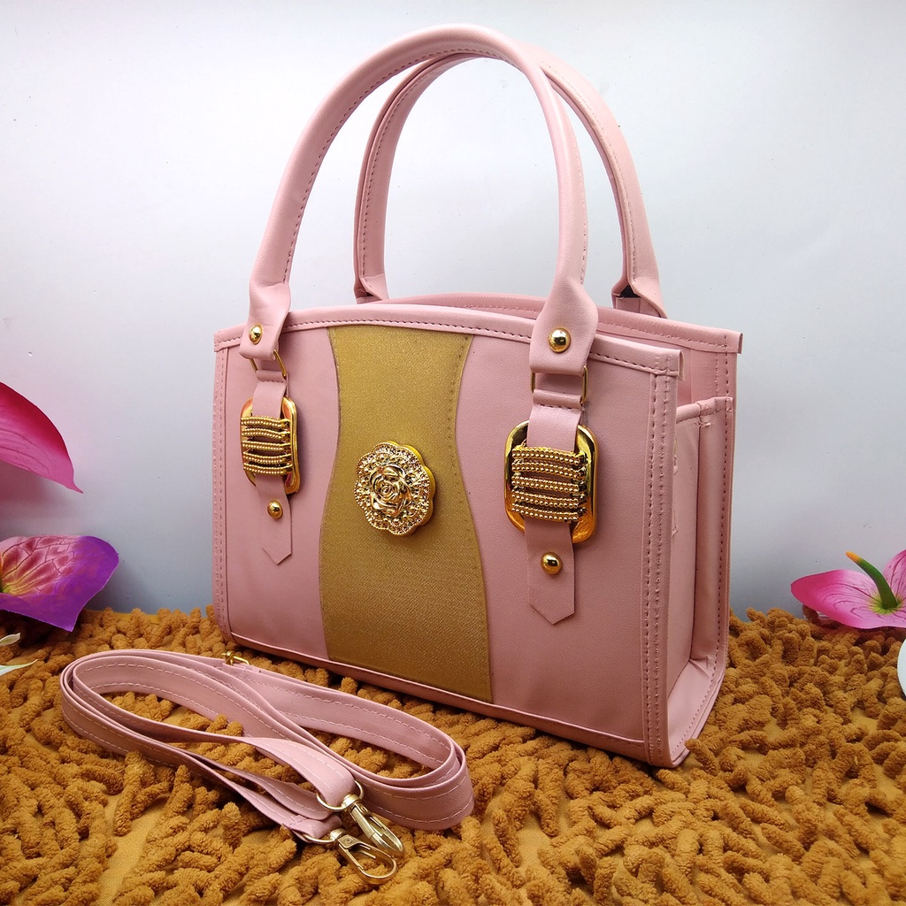 Tas Ibu Ibu Terbaru Selempang Fashion Wanita Model Remaja Korea Tas Kondangan Elegan Hand Bag Besar Tas Pesta Bahu Tote Bag Jinjing Cewek Kekinian Real Pict