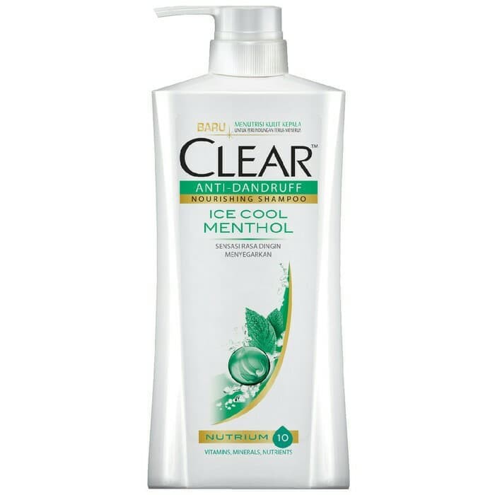 STOK TERBATAS Clear Shampoo Ice Cool Menthol 680 Ml (Anti Ketombe)